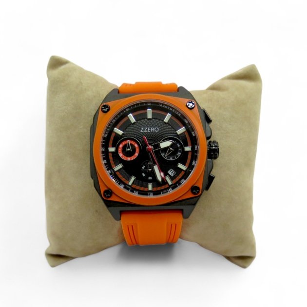 Orologio crono arancione Zzero