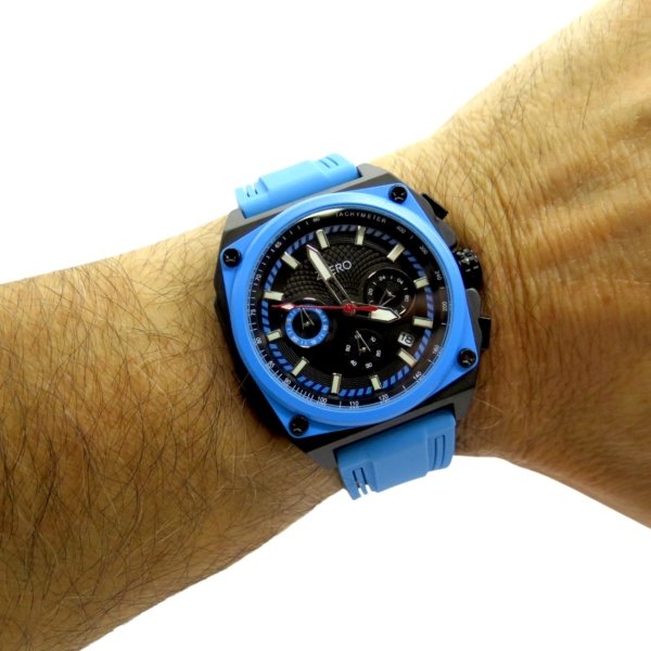 Orologio crono azzurro Zzero