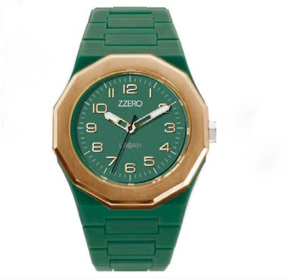 Orologio in ABS verde urban style