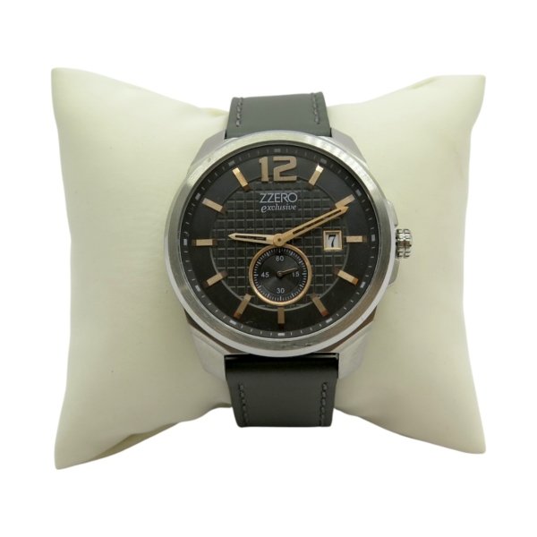 Orologio uomo Zzero solo tempo grigio