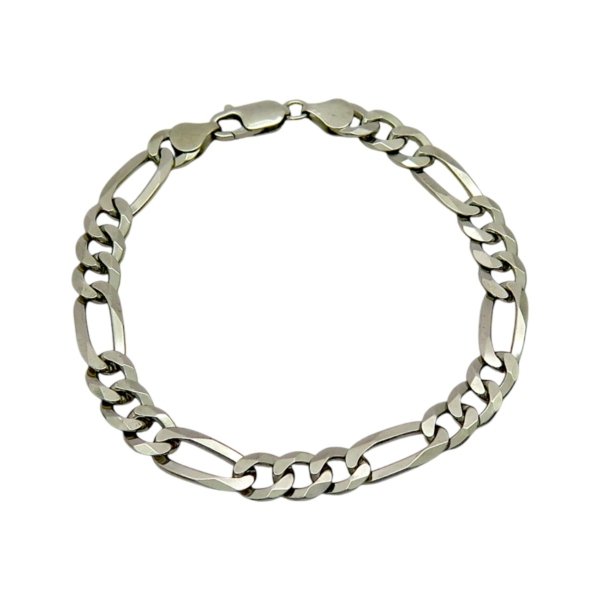 Bracciale uomo groumette tre più uno argento 925