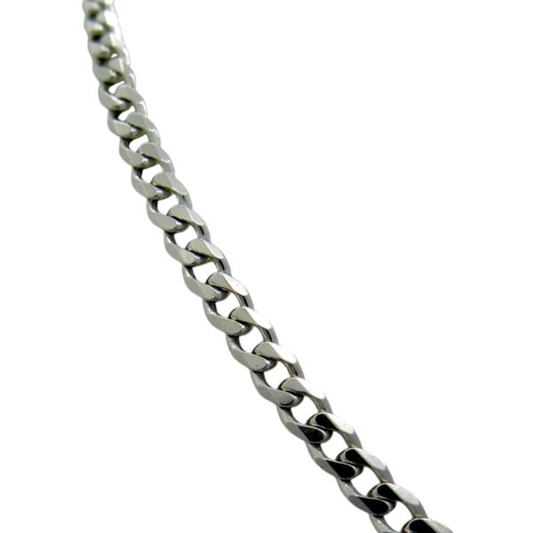 Catena groumette 40 cm argento 925 rodio - immagine 2
