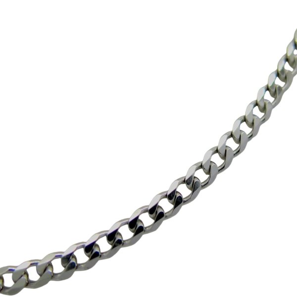 Catena groumette 40 cm argento 925 rodio