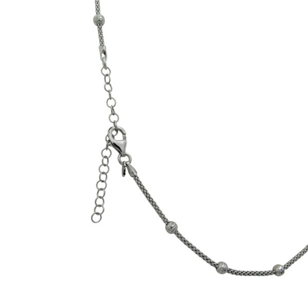 Collana donna argento con sfere