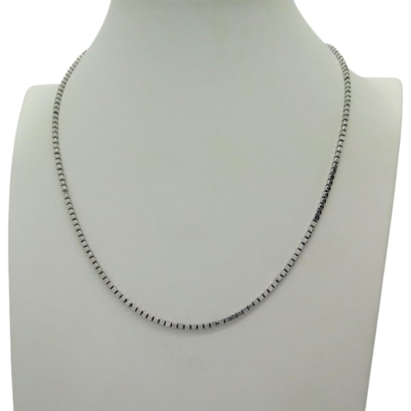 Collana 45 cm cubetti in argento 925