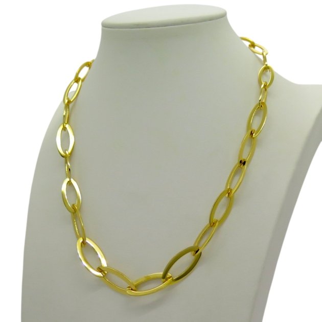 Collana Sovrani Bijoux ovali placcata oro