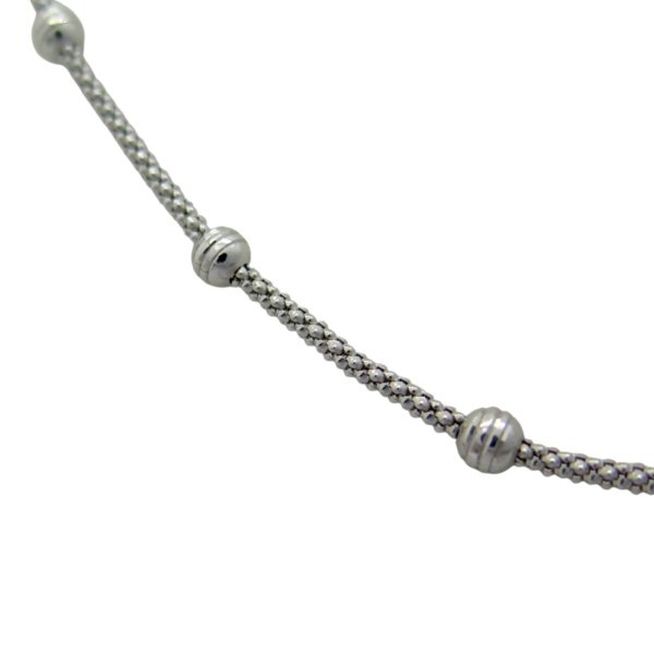 Collana donna argento con sfere