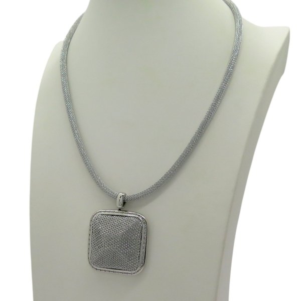 Collana moderna fantasia lurex e argento FifthAvenue