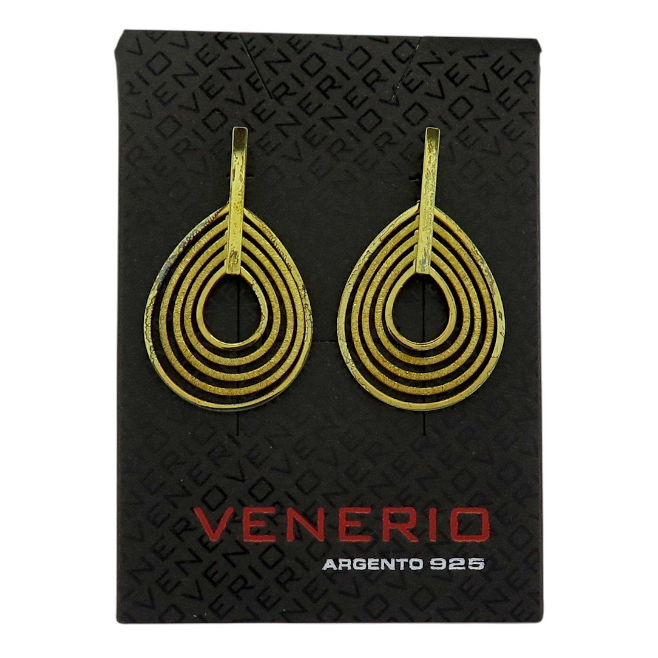 Orecchini goccia placcati oro