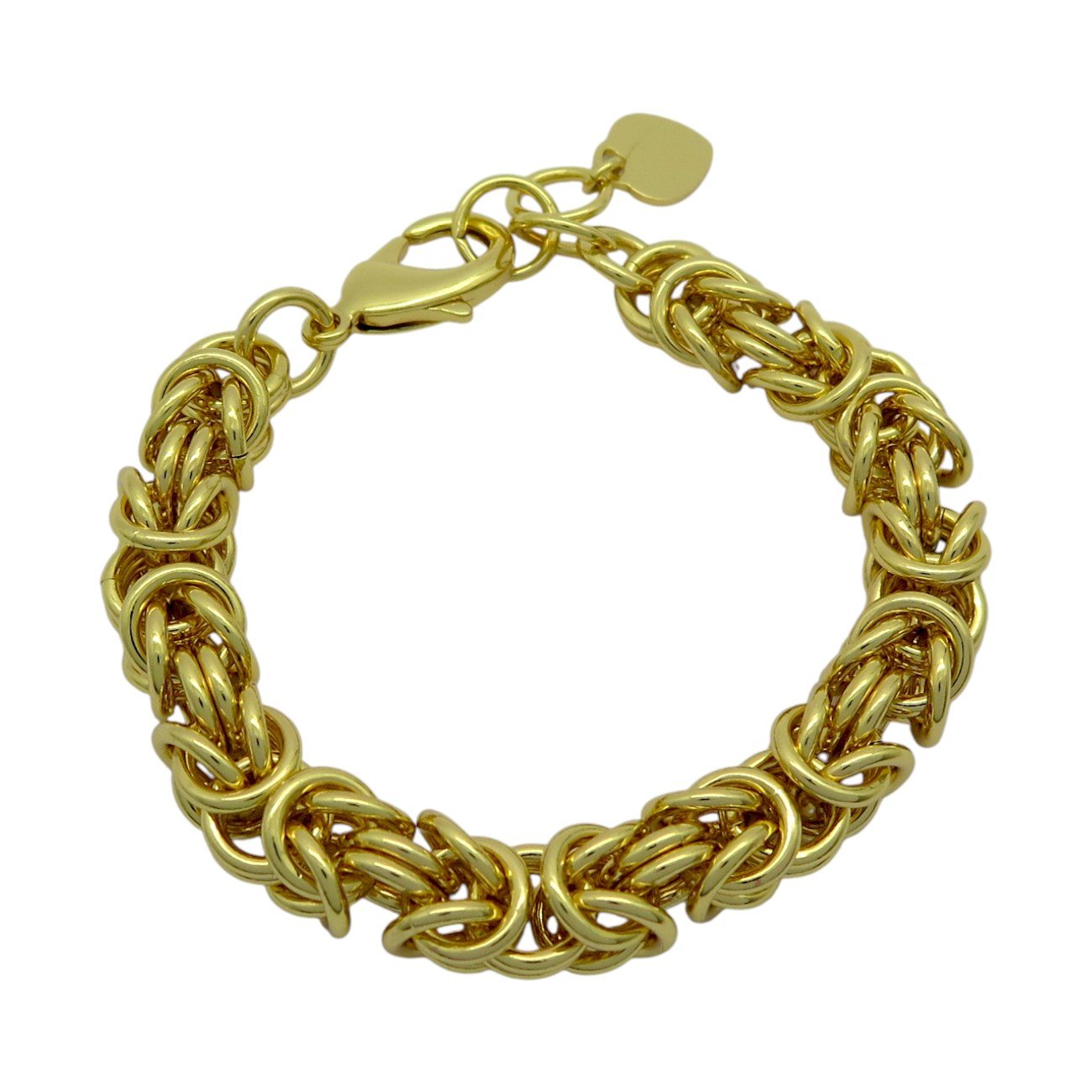 Bracciale bizantina dorata gisel