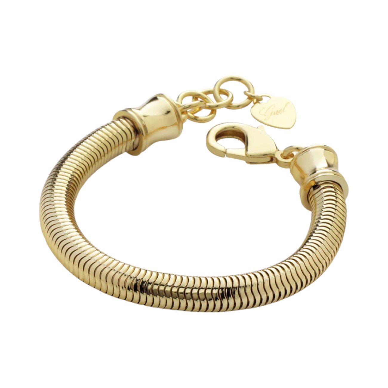 Bracciale tubogas serpente dorato