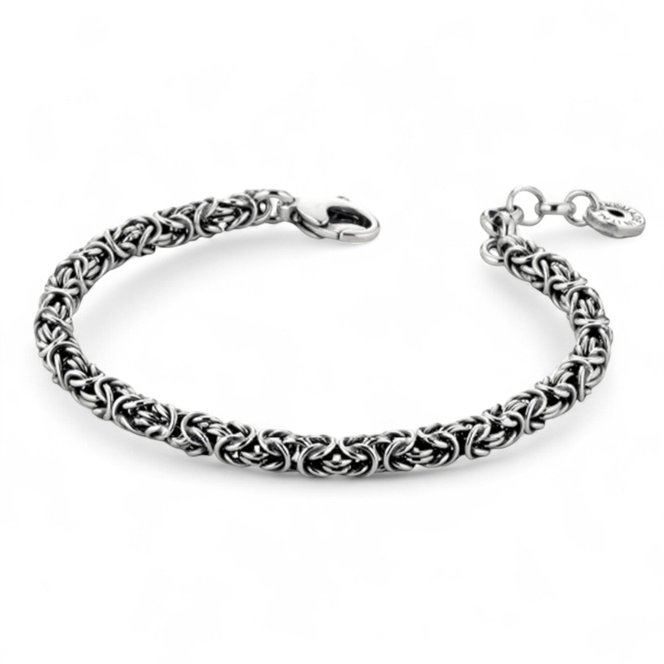 Bracciale uomo bizantina argento 925