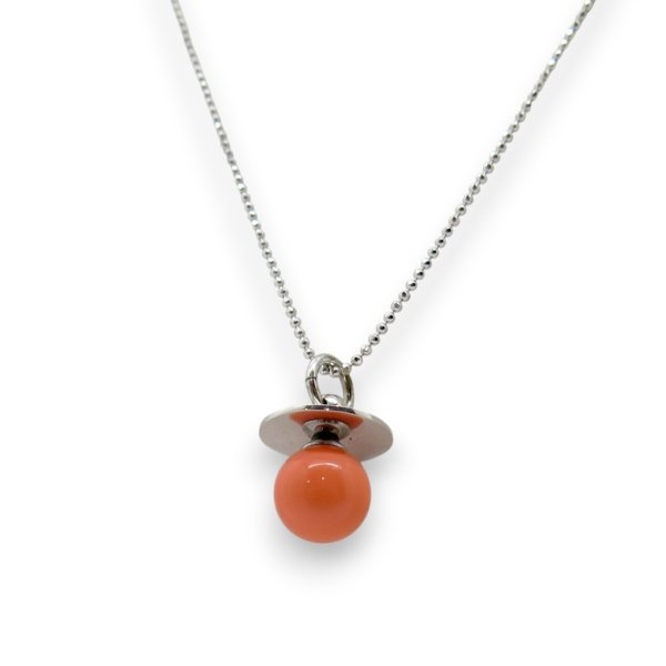 Collana ciuccio Chiama angeli argento 925