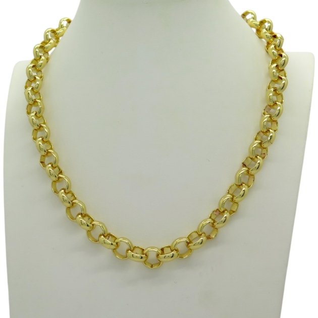 Collana rolò placcata oro giallo