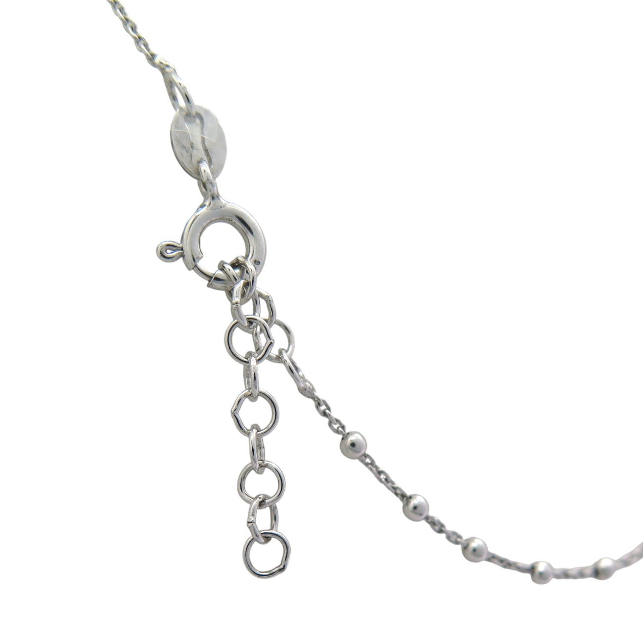 Collana rosario in argento 925