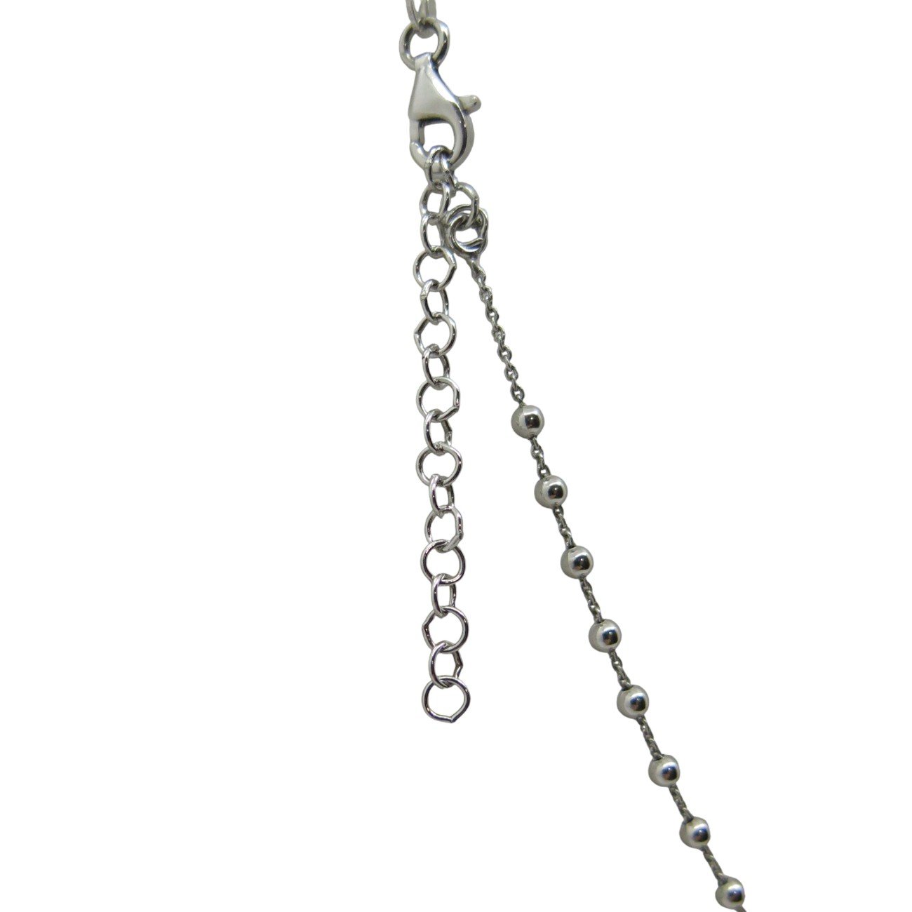 Collana rosario senza pendente in argento 925