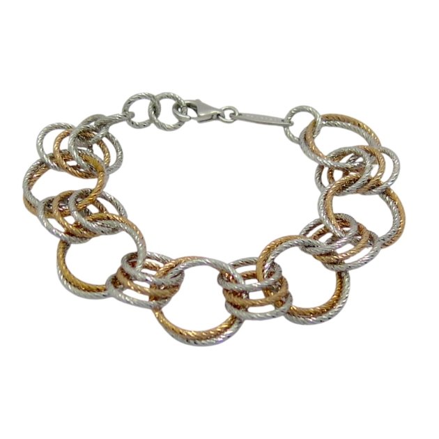 Bracciale Fraboso argento diamantato