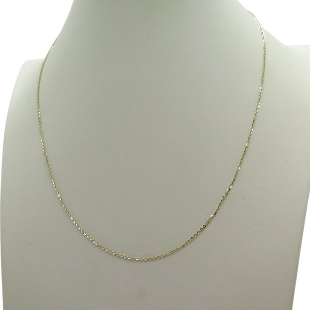 Catenina diamantata in oro giallo 18 ct