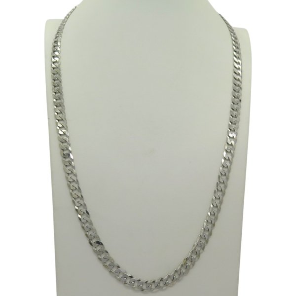 Collana uomo grumetta 60 cm in argento