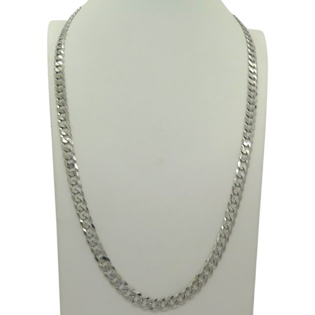 Collana uomo grumetta 60 cm in argento