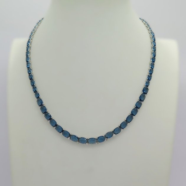 Collana tennis Sovrani topazio london