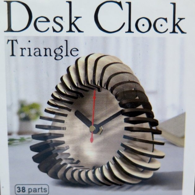 Orologio da tavolo in legno Green time