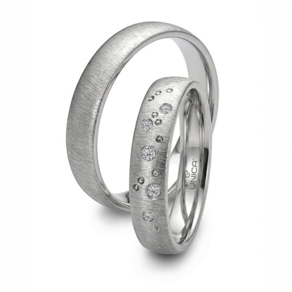 fedi in zirconio grigio chiaro