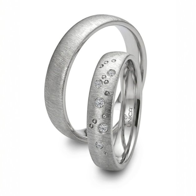 fedi in zirconio grigio chiaro