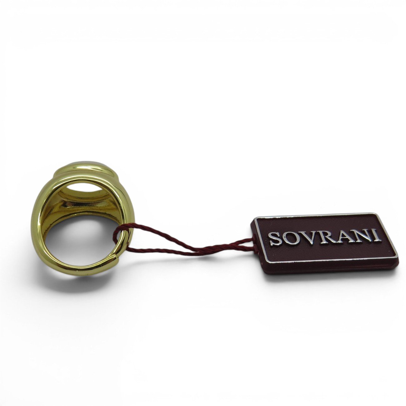 Sovrani Anello pietra bianca Cabochon ovale J8270