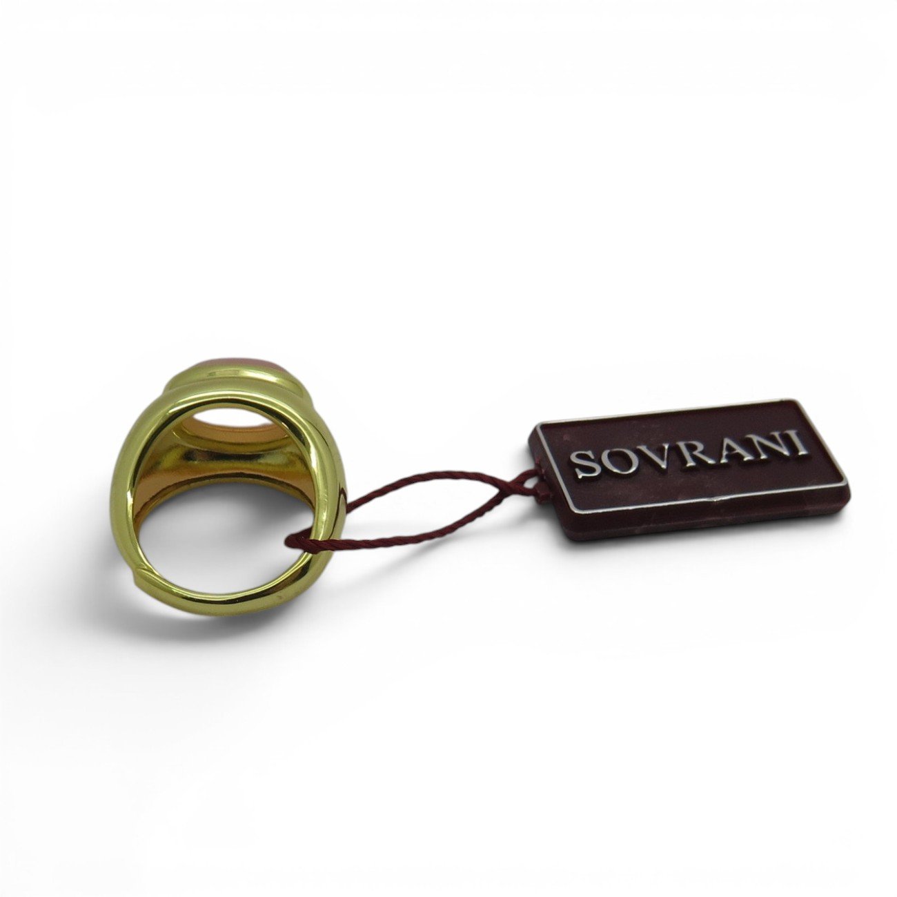 Sovrani Anello pietra rosa Cabochon ovale J8276