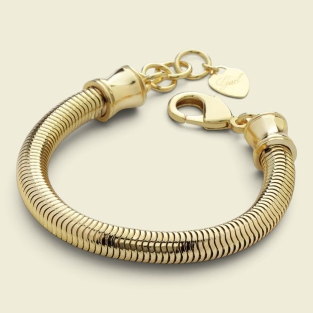 Bracciale tubogas dorato Gisel