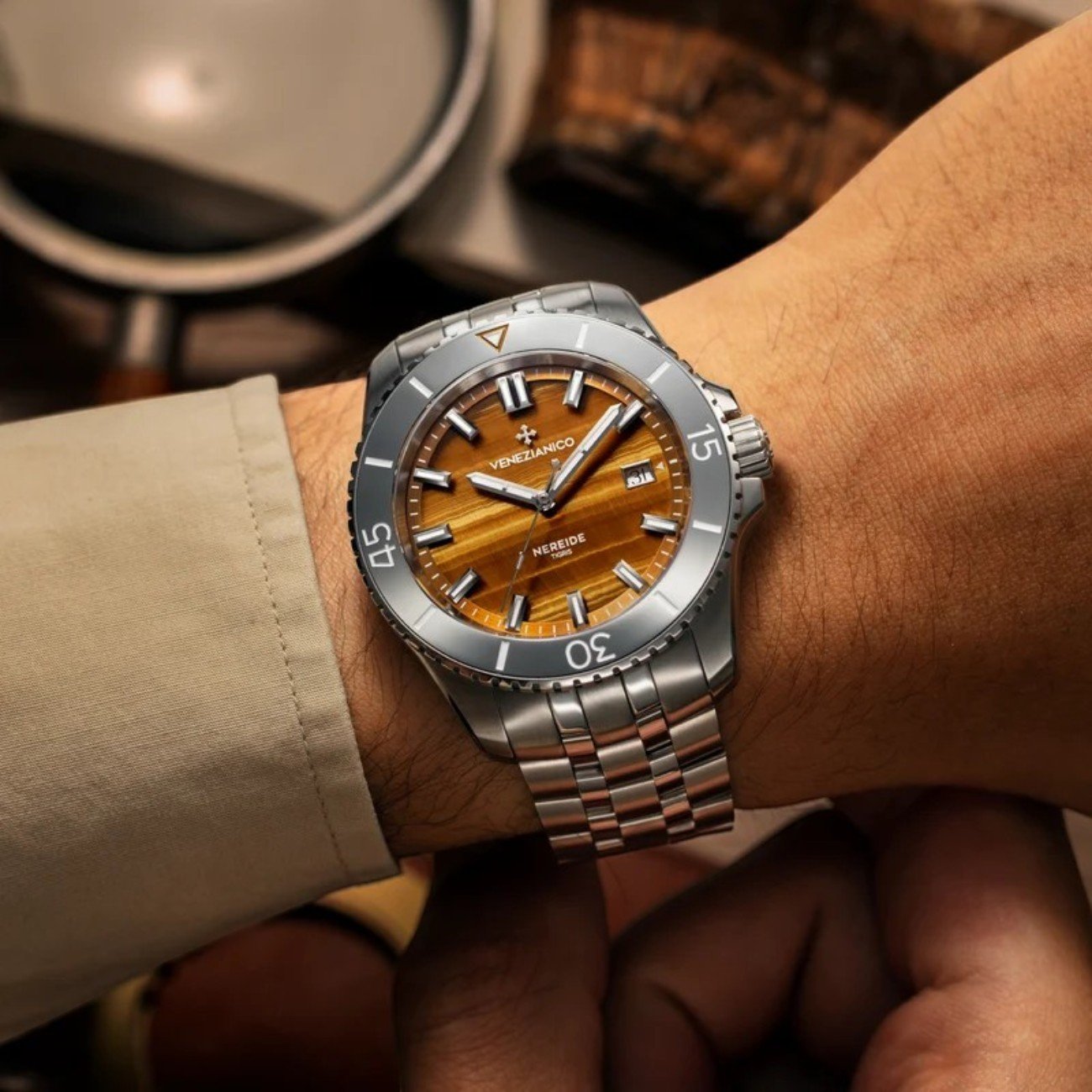Venezianico Nereide Tigris 42 mm – 4521543S