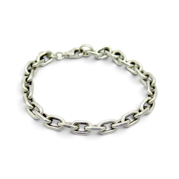Bracciale catena moda argento 925 rodio