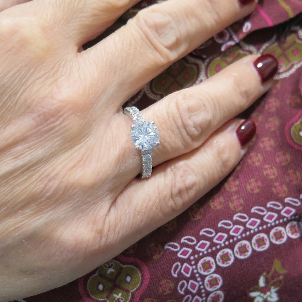 Anello fede solitario Gioielleria in argento