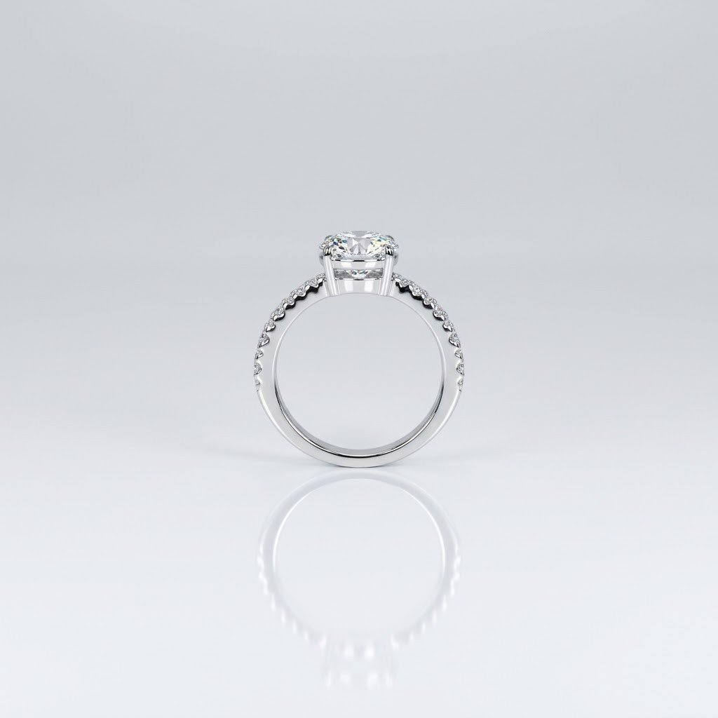 Anello fede solitario Gioielleria in argento
