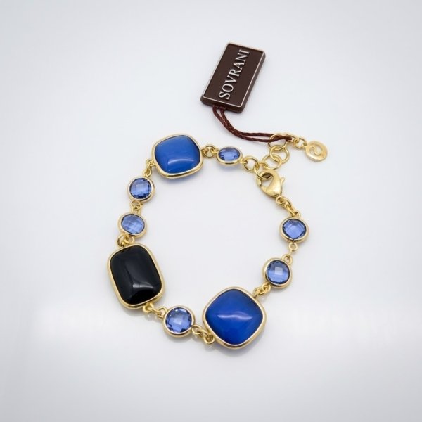 Bracciale Sovrani pietre azzurre J11588