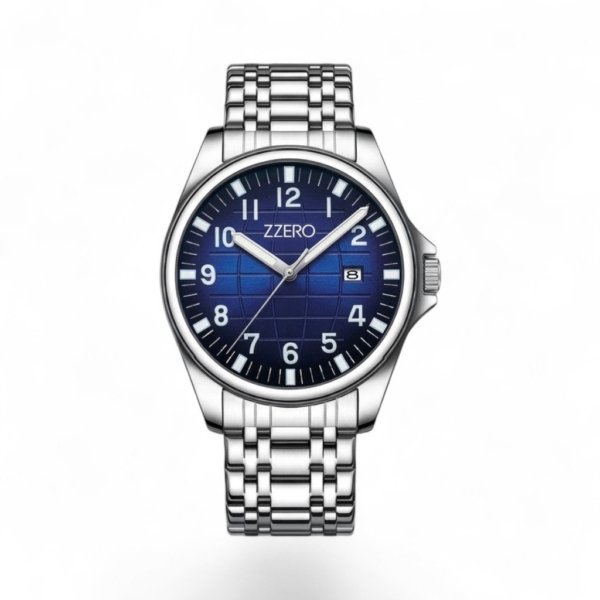 Orologio classico elegante zzero in acciaio - 40 mm
