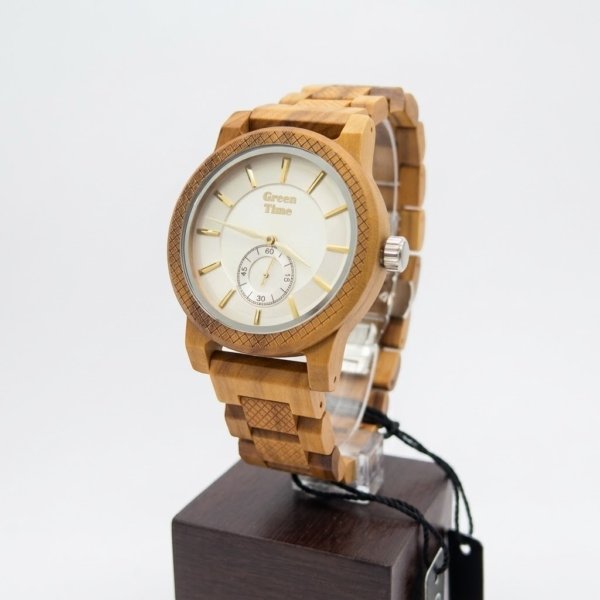 Orologio legno ulivo solo tempo Green Time